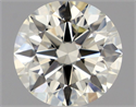 Diamante Natural 0.52 quilates, Redondo , Color K, claridad VVS2 y certificado GIA