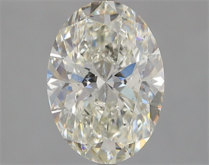 Foto Diamante Natural 2.51 quilates, Ovalado , Color J, claridad SI2 y certificado GIA de