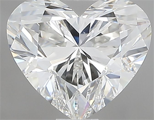Picture of Natural Diamond 1.55 Carats, Heart with  Cut, G Color, VS2 Clarity and Certified by HRD