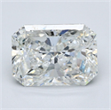 Diamante Natural 3.54 quilates, Radiante , Color H, claridad SI2 y certificado GIA