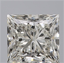 Natural Diamond 0.90 Carats, Princess with  Cut, I Color, VVS1 Clarity and Certified by GIA