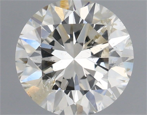 Picture of Natural Diamond 0.71 Carats, Round with Very Good Cut, I Color, I1 Clarity and Certified by IGI