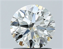 Diamante Natural 1.06 quilates, Redondo , Color K, claridad VS2 y certificado GIA