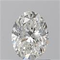Diamante Natural 0.90 quilates, Ovalado , Color G, claridad VS1 y certificado GIA