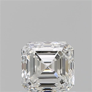 Foto Diamante Natural 0.90 quilates, Asscher , Color H, claridad VVS1 y certificado GIA de