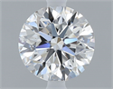 Natural Diamond 0.50 Carats, Round with Excellent Cut, D Color, SI1 Clarity and Certified by GIA
