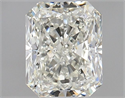 Natural Diamond 1.01 Carats, Radiant with  Cut, K Color, SI1 Clarity and Certified by GIA