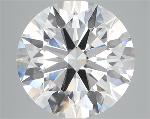 Picture of Lab Grown Diamond 8.01 Carats, Round with Ideal Cut, F Color, VS2 Clarity and Certified by IGI