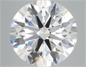 Lab Grown Diamond 8.01 Carats, Round with Ideal Cut, F Color, VS2 Clarity and Certified by IGI
