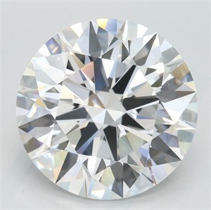 Picture of Lab Grown Diamond 4.48 Carats, Round with Excellent Cut, D Color, VVS1 Clarity and Certified by GIA