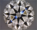 Natural Diamond 5.01 Carats, Round with Excellent Cut, L Color, SI2 Clarity and Certified by GIA