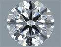 Del inventario de diamantes de laboratorio, 1.03 quilates, Redondo , Color E, claridad IF y certificado IGI