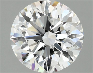 Picture of Lab Grown Diamond 2.56 Carats, Round with Excellent Cut, D Color, VVS2 Clarity and Certified by IGI