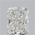 Natural Diamond 1.01 Carats, Radiant with  Cut, I Color, VS2 Clarity and Certified by GIA