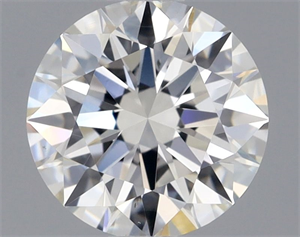 Picture of Natural Diamond 0.70 Carats, Round with Excellent Cut, H Color, VS2 Clarity and Certified by GIA