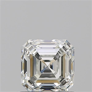 Picture of Natural Diamond 1.02 Carats, Asscher with  Cut, J Color, VS1 Clarity and Certified by GIA