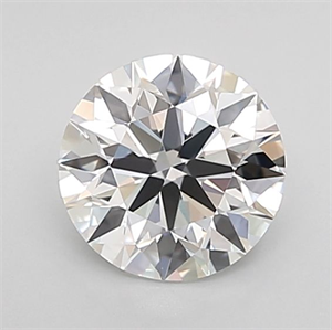 Picture of Lab Grown Diamond 1.03 Carats, Round with Ideal Cut, D Color, VVS2 Clarity and Certified by IGI