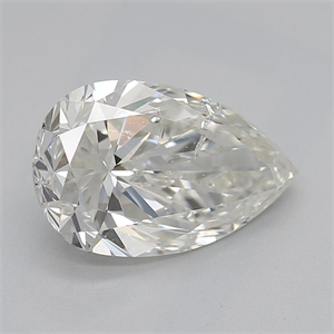 Picture of Natural Diamond 1.25 Carats, Pear with  Cut, J Color, I1 Clarity and Certified by GIA