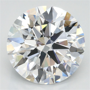 Picture of Lab Grown Diamond 3.55 Carats, Round with Ideal Cut, D Color, VVS1 Clarity and Certified by IGI
