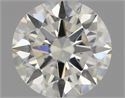 Natural Diamond 0.70 Carats, Round with Excellent Cut, J Color, SI1 Clarity and Certified by GIA