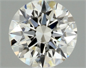 Diamante Natural 0.51 quilates, Redondo , Color J, claridad IF y certificado GIA