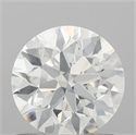 Natural Diamond 0.54 Carats, Round with Excellent Cut, I Color, SI1 Clarity and Certified by IGI