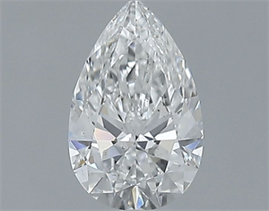 Picture of Natural Diamond 0.70 Carats, Pear with  Cut, F Color, SI1 Clarity and Certified by GIA
