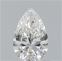 Natural Diamond 0.50 Carats, Pear with  Cut, G Color, VVS1 Clarity and Certified by GIA