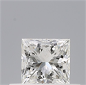 Natural Diamond 0.41 Carats, Princess with  Cut, G Color, IF Clarity and Certified by IGI