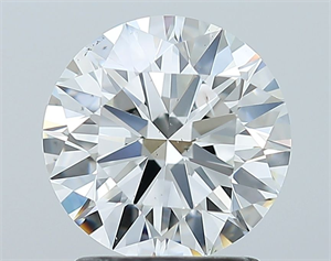 Foto Diamante Natural 1.80 quilates, Redondo , Color H, claridad SI1 y certificado GIA de