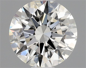 Picture of Natural Diamond 0.50 Carats, Round with Excellent Cut, I Color, VVS2 Clarity and Certified by GIA