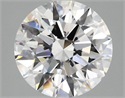 Lab Grown Diamond 2.56 Carats, Round with Ideal Cut, D Color, VVS2 Clarity and Certified by IGI