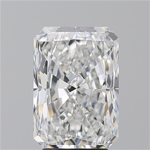 Foto Diamante Natural 3.01 quilates, Radiante , Color F, claridad VS2 y certificado GIA de