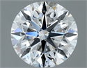 Natural Diamond 0.90 Carats, Round with Very Good Cut, F Color, SI2 Clarity and Certified by GIA