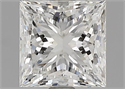 Natural Diamond 1.21 Carats, Princess with  Cut, I Color, VS1 Clarity and Certified by GIA