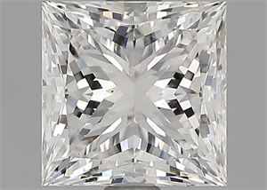 Picture of Natural Diamond 1.21 Carats, Princess with  Cut, I Color, VS1 Clarity and Certified by GIA