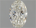 Diamante Natural 0.43 quilates, Ovalado , Color H, claridad VVS2 y certificado GIA