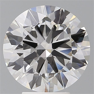 Picture of Lab Grown Diamond 4.52 Carats, Round with Ideal Cut, E Color, VVS2 Clarity and Certified by IGI