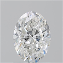 Natural Diamond 1.20 Carats, Oval with  Cut, F Color, VS2 Clarity and Certified by GIA