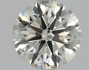 Picture of Natural Diamond 0.80 Carats, Round with Excellent Cut, L Color, SI2 Clarity and Certified by GIA