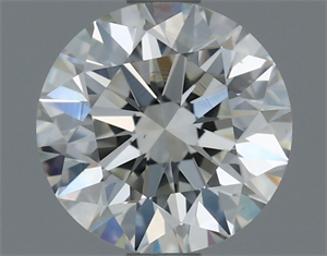 Picture of Natural Diamond 0.90 Carats, Round with Excellent Cut, H Color, VS1 Clarity and Certified by IGI