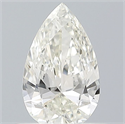 Natural Diamond 0.40 Carats, Pear with  Cut, H Color, VVS1 Clarity and Certified by IGI