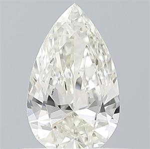 Picture of Natural Diamond 0.40 Carats, Pear with  Cut, H Color, VVS1 Clarity and Certified by IGI