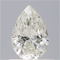 Diamante Natural 0.50 quilates, De pera , Color I, claridad VVS1 y certificado GIA