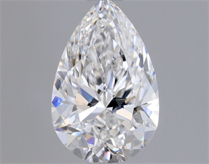 Picture of Natural Diamond 0.50 Carats, Pear with  Cut, D Color, VVS2 Clarity and Certified by GIA