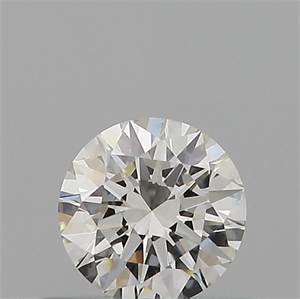 Foto Diamante Natural 0.41 quilates, Redondo , Color H, claridad IF y certificado GIA de