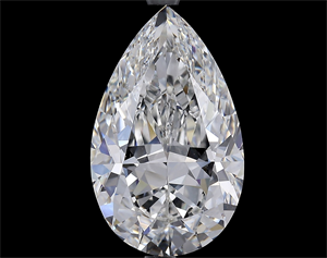 Picture of Natural Diamond 6.03 Carats, Pear with  Cut, G Color, VS1 Clarity and Certified by GIA