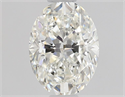 Natural Diamond 0.70 Carats, Oval with  Cut, H Color, VS1 Clarity and Certified by GIA