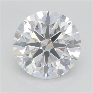 Picture of Lab Grown Diamond 3.59 Carats, Round with Excellent Cut, D Color, VVS2 Clarity and Certified by GIA