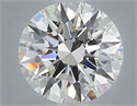 Lab Grown Diamond 1.51 Carats, Round with Excellent Cut, D Color, VS1 Clarity and Certified by IGI